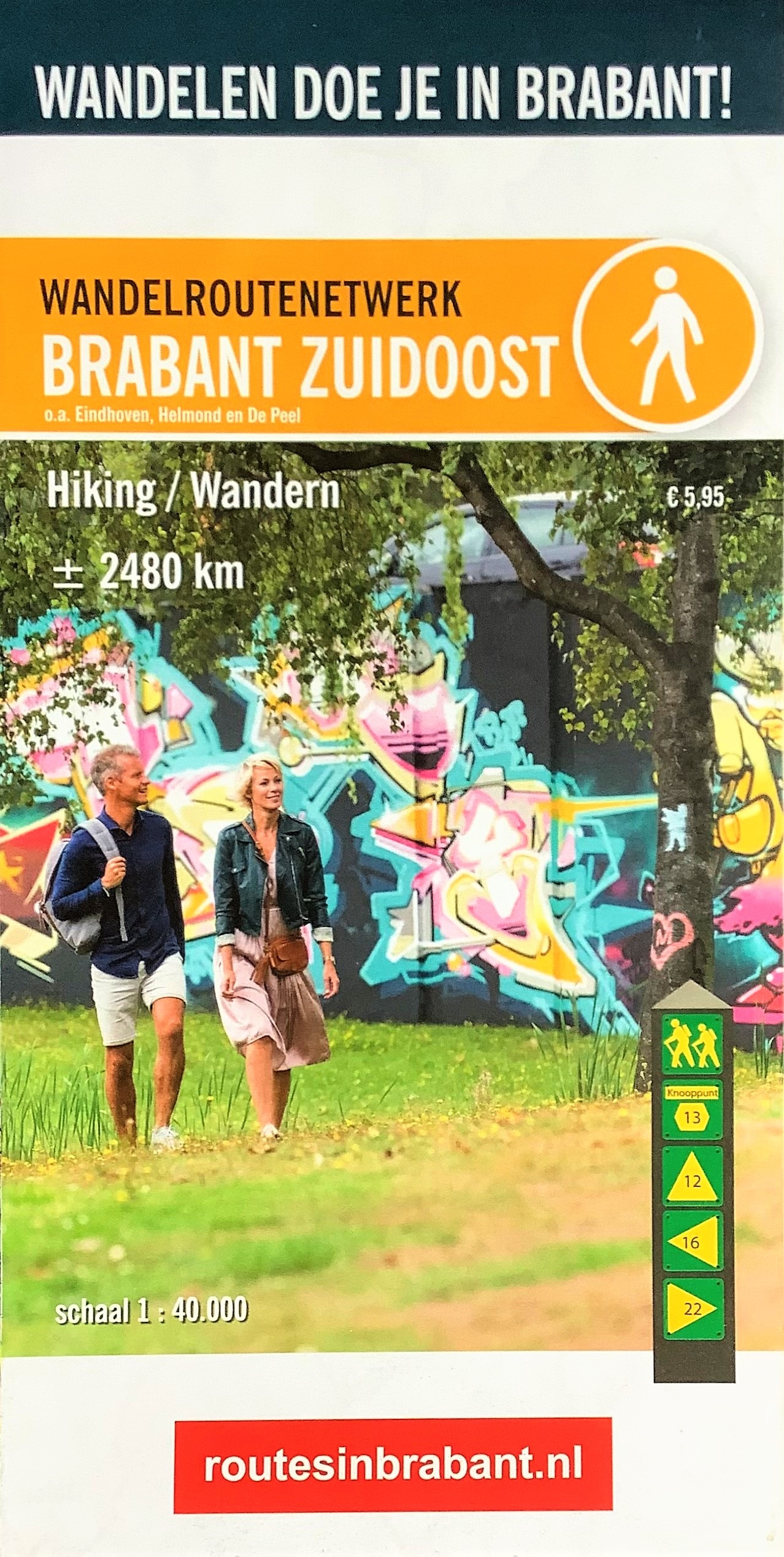 Wandelkaart Zuidoost Brabant